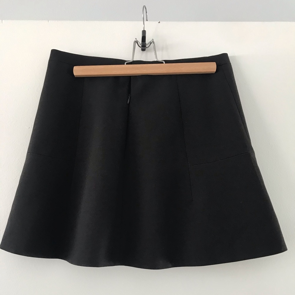 J. Crew Black Suiting Skirt